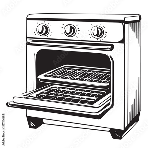 modern kitchen stove