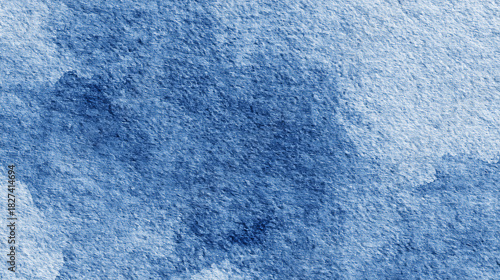 Abstract Blue Water Color Texture Painting Concept