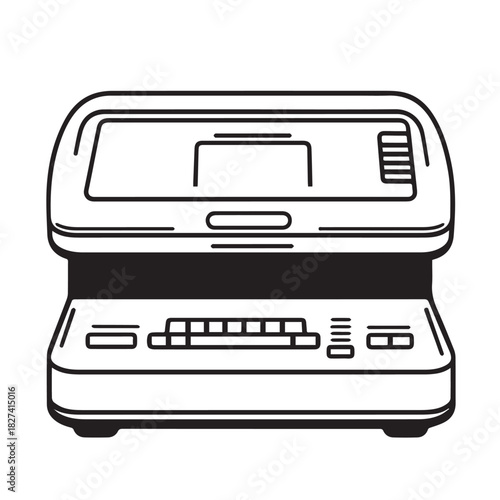 printer icon vector illustration
