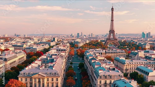 Paris Eiffel Tower landmark building collection