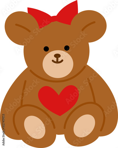 곰인형 장난감 일러스트 