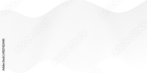 Vector wave digital white and gray gradient blend futuristic technology. flow tech transparent line stripe energy connection web music and sound. beautiful dynamic smooth space texture background.	