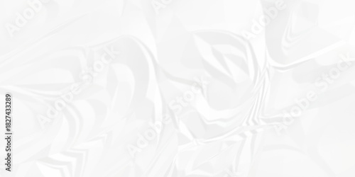 White crease billboard paper rough obsolete wrinkle. Cardboard paper white crumpled satin fabric ripped cloth decoration background	