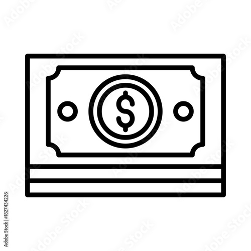 dollar note icon