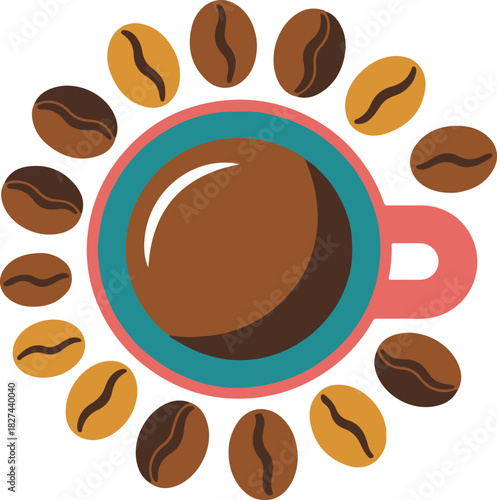Coffee Icons Vector | Cafe Drink Illustration