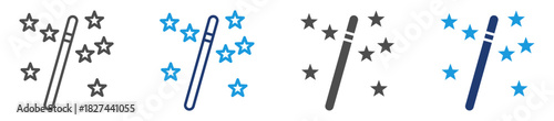 magic wand icon sheet multiple style