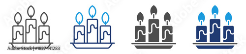 candles icon sheet multiple style