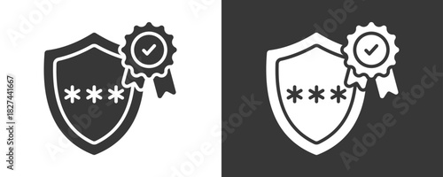 Authenticity Icon Set Vector Collection Isolated In Black And White