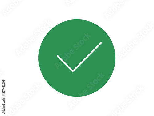 緑のチェック アイコン / Check Mark Icon – OK・完了・確認のシンボル