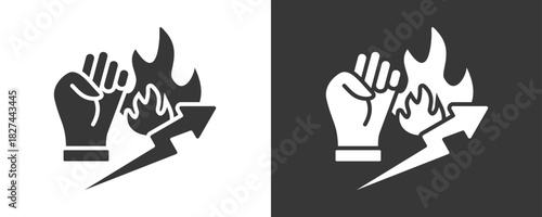 Motivation Icon Set Vector Collection Isolated In Black And White