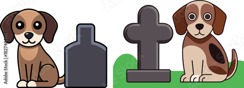 Gravestone Illustration, Cemetery Drawing Vector, Memorial Stone Artwork, Hand Drawn Gravestone Art, Rest in Peace Illustration, Black and White Monument, Simple Headstone Vector, Grave Marker Design,