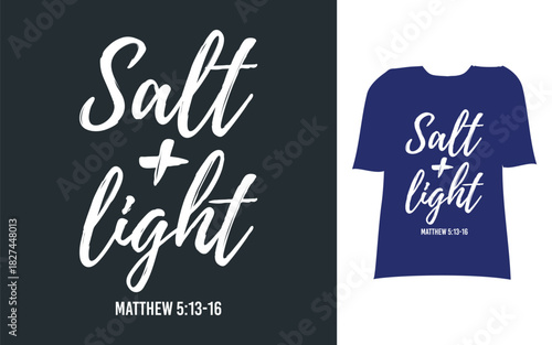 salt and light t shirt design