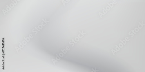 Vector silver foil background with metal mirror texture. Chrome gradient surface noise
