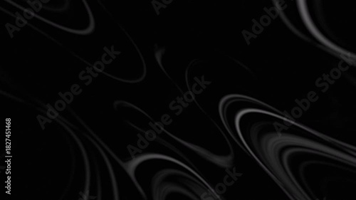 Abstract White Ink in Water Smoke Flow Overlay