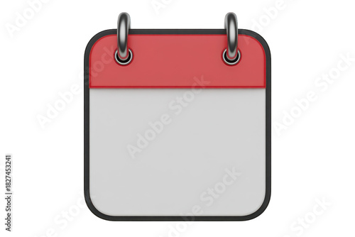 A blank calendar icon sits ready to be filled with important dates and appointments.