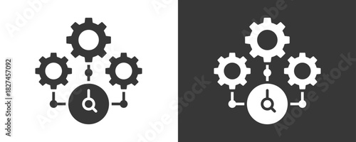 Efficiency Icon Set Vector Collection Isolated In Black And White