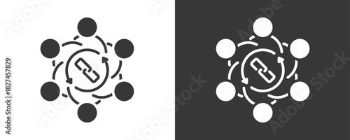 Inclusion Icon Set Vector Collection Isolated In Black And White