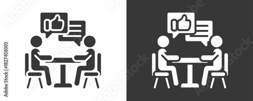 Feedback Icon Set Vector Collection Isolated In Black And White