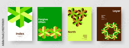 Geometric Poster Layout. Creative Report Design. Isolated Brochure Template. Background. Book Cover. Banner. Flyer. Business Presentation. Journal. Newsletter. Advertising. Leaflet. Pamphlet