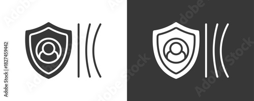 Resilience Icon Set Vector Collection Isolated In Black And White