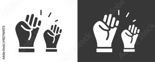 Empowerment Icon Set Vector Collection Isolated In Black And White