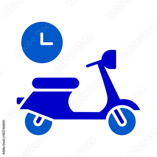 Full Timed Delivery Scooter
