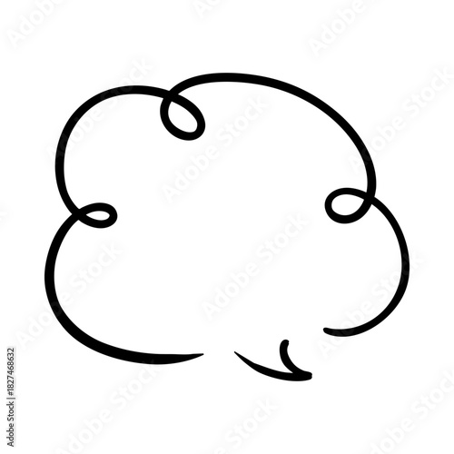 シンプルな手書き吹き出し