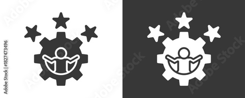 Skills Icon Set Vector Collection Isolated In Black And White