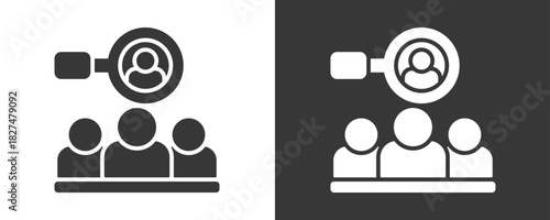 Identification Icon Set Vector Collection Isolated In Black And White