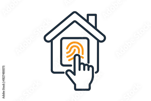 Biometric fingerprint scanning system for smart home security and property access control