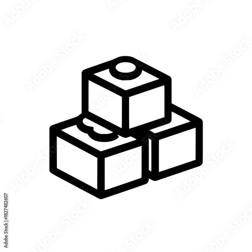 Isometric blocks toy bricks construction blocks building blocks toy bricks play blocks creative blocks stackable 3d blocks