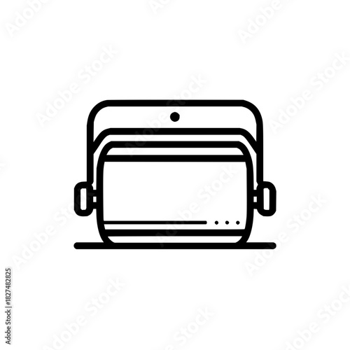 Virtual reality headset vr glasses augmented reality gaming simulation technology entertainment device 3d experience