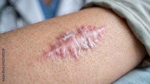 Arm with Prominent Scar Tissue