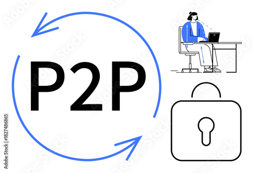 P2P communication ensures direct data exchange. P2P systems prioritize secure transactions. Ideal for fintech, blockchain, data sharing, cybersecurity, and peer communication
