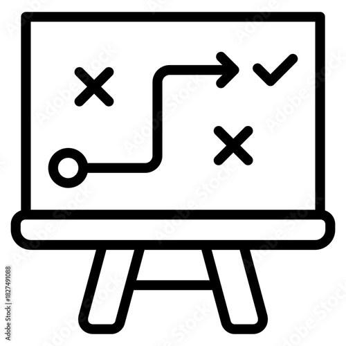 Strategic Roadmap Icon