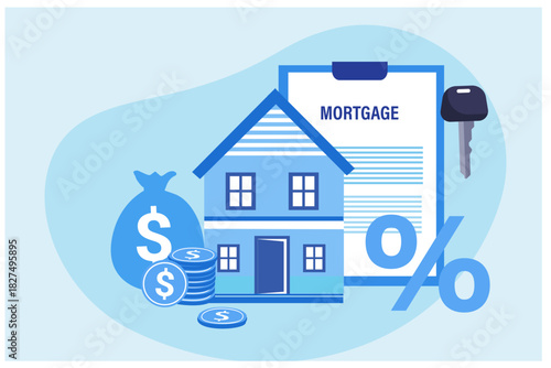 House loan or money investment to real estate, Mortgage rate, Purchasing property, Home loan, 
