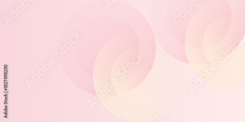 modern minimalist pink and yellow gradations, circle effect simple circle pattern good nice concept
