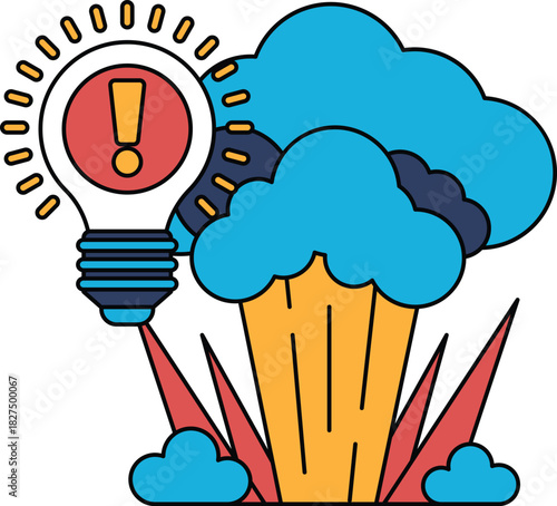 A light bulb is shown with a question mark on it