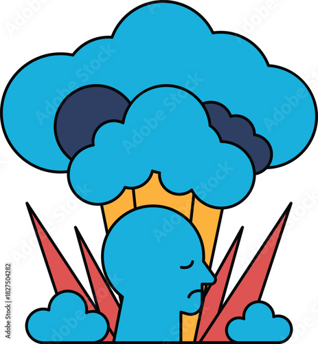 A man is sleeping in a field of grass