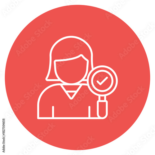 Female Auditor Icon