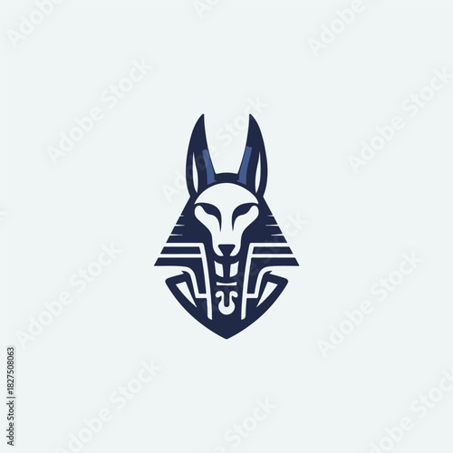 Anubis Egypt God Logo
