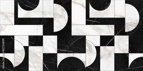 Fototapeta Naklejka Na Ścianę i Meble -  Geometric Natural Texture Decor