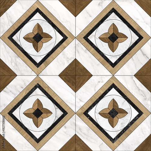 Fototapeta Naklejka Na Ścianę i Meble -  Geometric Natural Texture Decor