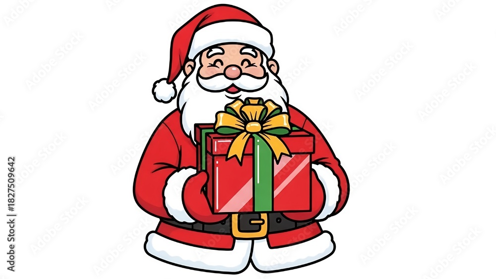 Obraz premium santa claus with gifts