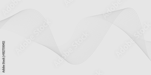 Abstract vector background with black wavy lines. EPS10