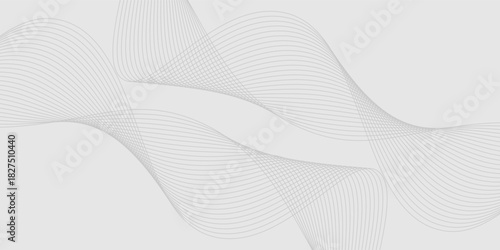 Abstract vector background with black wavy lines. EPS10