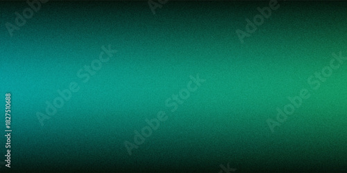 Dark green blue grainy gradient background, black backdrop, noise texture