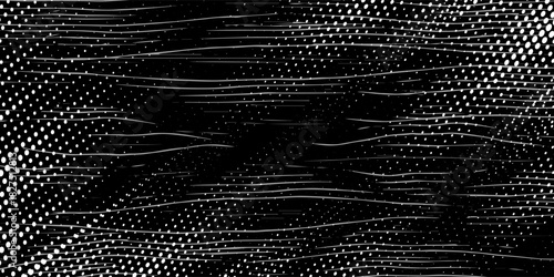black white brush pattern car sticker banner abstract sporty lines black white color combination grunge brush pattern modern racing motorsport design. vector illustration. eps 10