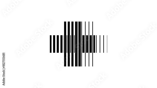 stripes Cross Medical, black isolated silhouette