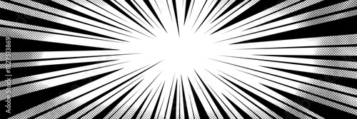 Speed and motion define this anime comic background. Manga-style effect with flowing lines perfect for action scenes.